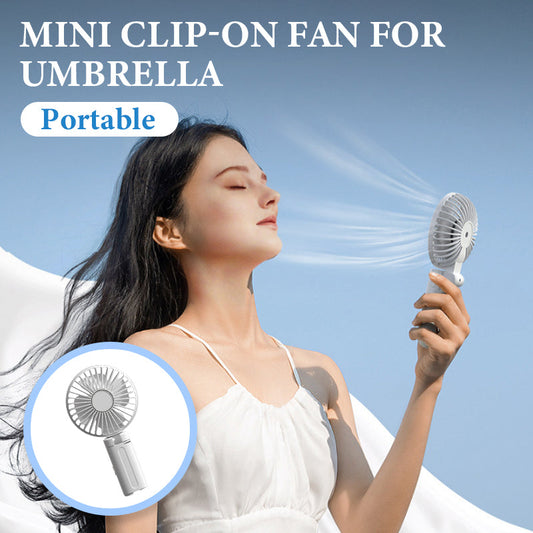 ❄️Přenosný mini ventilátor s klipem pro deštník