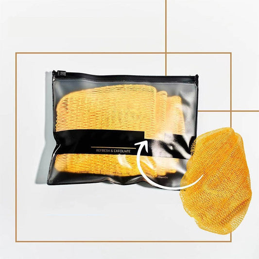 Účinná exfoliační síťovaná koupelová houba