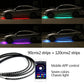 Podvozek automobilu Flexibilní RGB vodotěsné LED páskové osvětlení (2ks)
