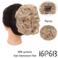 Kudrnatý chignon hřeben spona