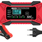 🔋12V tenká nabíječka (6 A + oprava pulzů) – kompatibilní s automobily/motocykly/elektrickými koly: bezpečná a odolná!