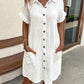 💝Dámské minimalistické košilové šaty