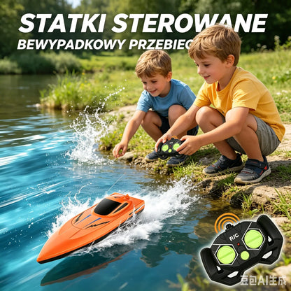 ✨ Kétmotoros gyors távirányítós hajó,🚤 kiváló ajándék gyerekeknek