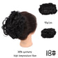 Kudrnatý chignon hřeben spona
