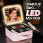 ✨ Dokonalý make-up kdekoli – přenosná kosmetická taštička s LED zrcátkem! ✨