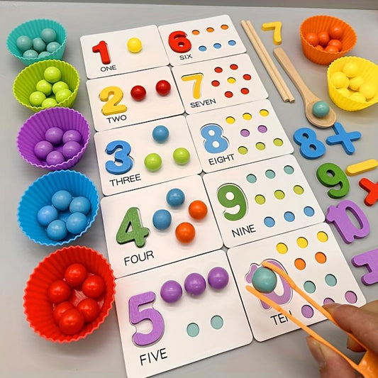 ✨ Montessori matematická hrací sada 🧮
