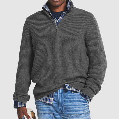 👔 Pánský business casual svetr na zip