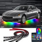 Podvozek automobilu Flexibilní RGB vodotěsné LED páskové osvětlení (2ks)