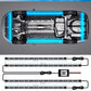 Podvozek automobilu Flexibilní RGB vodotěsné LED páskové osvětlení (2ks)