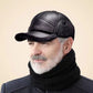 ⛄️🧢Vintage Men's Earflap Winter Hat - Soft Plush Lining Faux Leather Cap