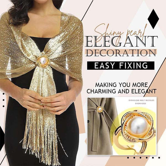 ✨  Francouzská elegance – spona na kabátový šátek — elegance na dosah ruky!