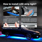 Podvozek automobilu Flexibilní RGB vodotěsné LED páskové osvětlení (2ks)