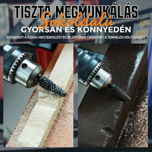 Odstraňte otřepy a zbrouste měkké kovy – sada 5 kusů otočných ocelových pilníků