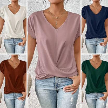 👚 Elegantní tričko s výstřihem do V