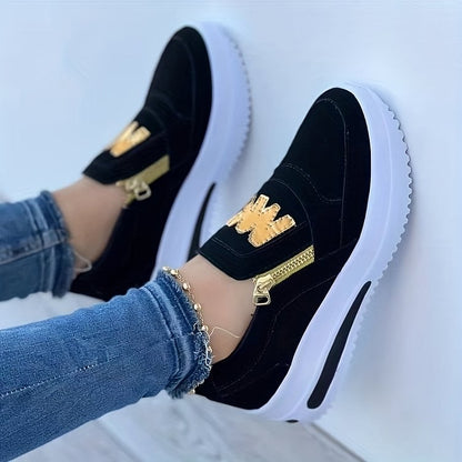 Dámské ležérní slip-on tenisky na platformě👞