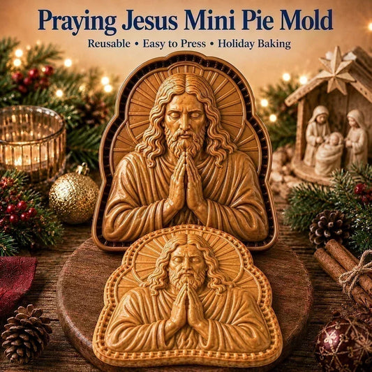 ✝️ Mini sada vánočních forem na pečení s motivy víry a betlému | Opakovaně použitelné formy pro tradiční sváteční pečení 🥧✨