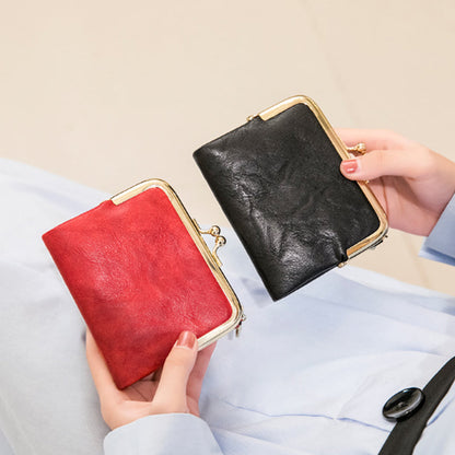 🔥Mini módní dámská čtvercová krátká peněženka