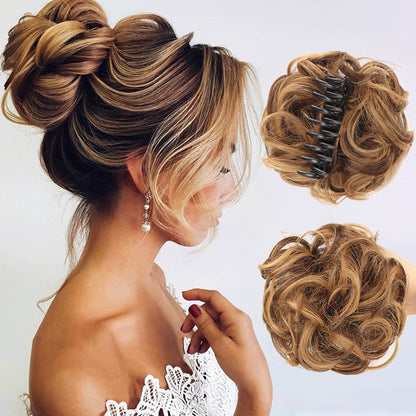 🍃Claw Clip Paruka pro přírodní vlasy Bun🔥