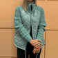 Dámská pletená bunda Patchwork Down Coat