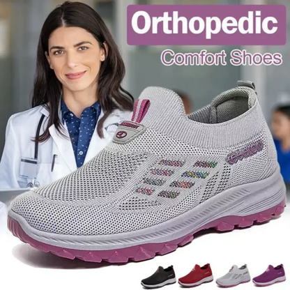🌸 2026 Nové ortopedické dámské tenisky – Podpora klenby, prodyšné & pohodlné🦶👟