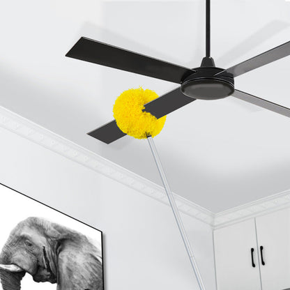 Čisticí utěrka z mikrovlákna na prach ze stropních ventilátorů s teleskopickou násadou