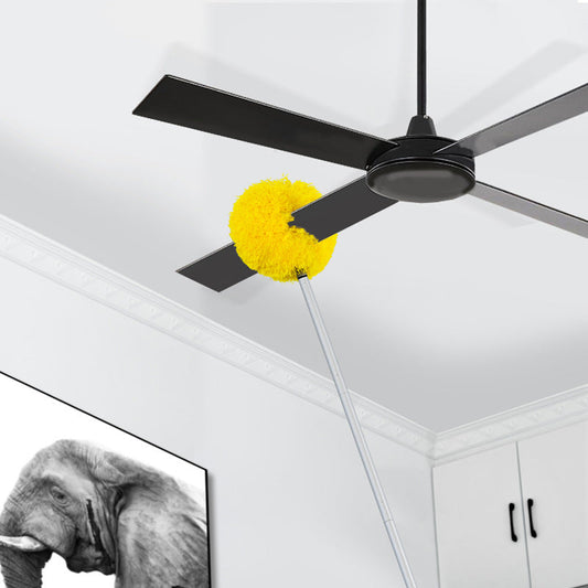 Čisticí utěrka z mikrovlákna na prach ze stropních ventilátorů s teleskopickou násadou