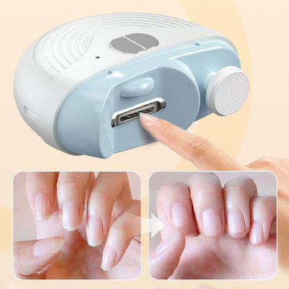 Automatický zastřihovač nehtů s integrovanou funkcí broušení🎁Bezplatný prostředek na leštění brnění