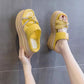 👡Dámské sandály s kamínky, silnou podrážkou a nazouvacím střihem