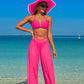 💕Dámské sexy plážové bikiny, třídílná souprava