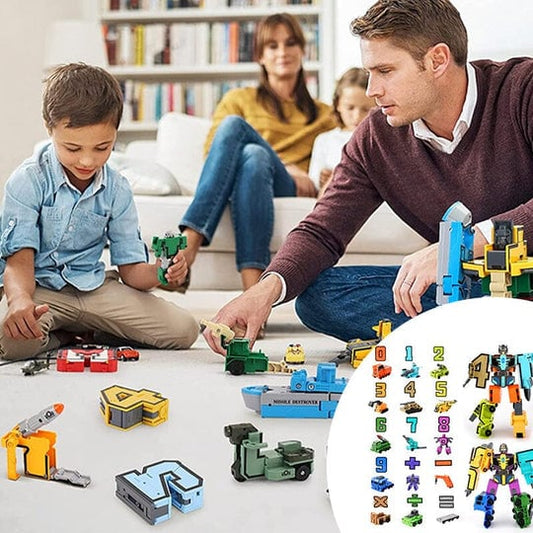 🤖Zábavný a vzdělávací digitální transformující se robot