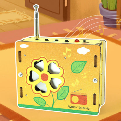 🔥Vzdělávací Dětské Hračky DIY Mini Rádio