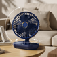Přenosný dobíjecí stolní oscilační ventilátor