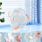 Přenosný dobíjecí stolní oscilační ventilátor
