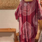 👗Dámské ležérní šaty s potiskem u krku