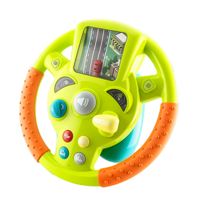 🚗Přenosná vzdělávací simulační volantová hračka pro děti