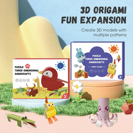 3D ručně vyráběná kniha Origami