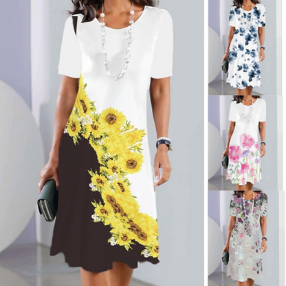 Dámské ležérní šaty s potiskem