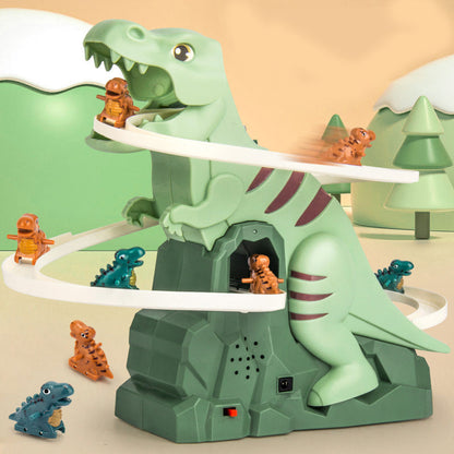 💝 VYPNUTO-Elektrický dinosaurus Chase Race Track Playset🦕