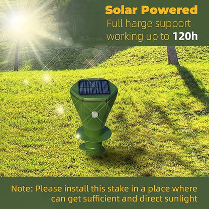 🐁Solární vodotěsný šroubový odpuzovač myší