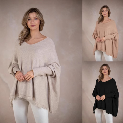 Elegantní jednobarevný pletený top pro ženy