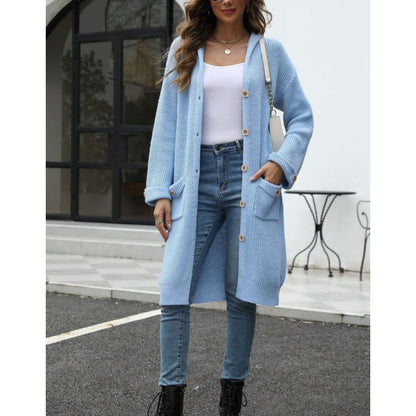 🍂Dámský ležérní dlouhý pletený svetr