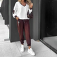 🍂Sada trička s dlouhým rukávem a joggingových kalhot s barevnými panely