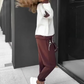 🍂Sada trička s dlouhým rukávem a joggingových kalhot s barevnými panely