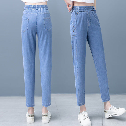 Dámské zeštíhlující džíny po kotníky Cool Jeans