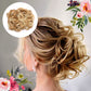 Kudrnatý chignon hřeben spona