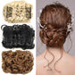 Kudrnatý chignon hřeben spona