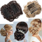 Kudrnatý chignon hřeben spona