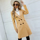 🍂Dámský kabát s výstřihem do V a délkou po kolena