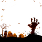 Halloweenské dekorace – plovoucí svíčky s hůlkou