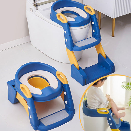 🚽 Dětské sedátko na toaletu s protiskluzovým žebříčkem 💪